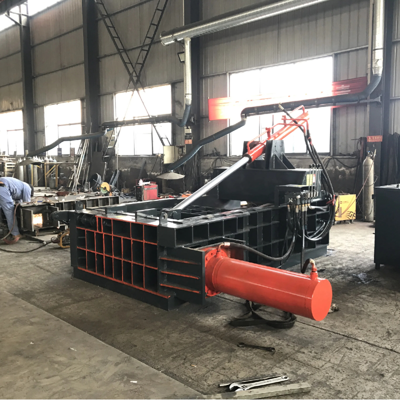 Scrap metal baling machine - hshshredder